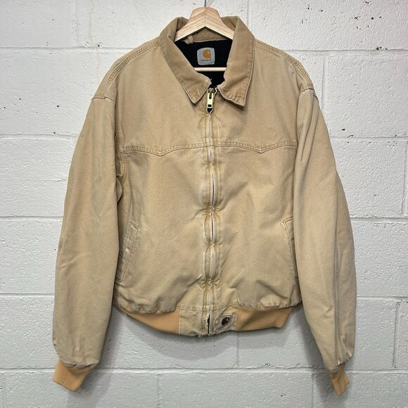 Carhartt Other - Vintage Carhartt Quilt-Lined Santa Fe Jacket “Wheat” J14 WET